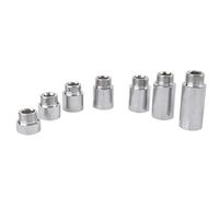 MEXEWORD Extensión Engrosada de latón de 1/2" Hembra a Macho, extensión Hexagonal Alargada, Cromado Directo, latón de 10, 15, 20, 25, 30, 40 y 50 mm(Chrome Plating 25mm)