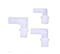 MEXEWORD M6 M8 M10 M12 Rosca Macho Diente Exterior Pagodas Codo Exterior de la Torre Curva Manguera Accesorios de plástico(6mm Hose ID M6)