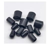 MEXEWORD Tapa de Extremo de PVC for Colgar Abrigos, Protector de Alambre, Cable, Hilo de Alambre, Cubierta Impermeable, Tapas de protección de Tubo de Poste de Acero (Color : Negro, Tamaño : 4mm)