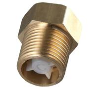 MEXEWORD Válvula de retención de latón, Rosca Hembra de 1/2" a Macho de 1/2", válvula antirretorno unidireccional, válvula de retención unidireccional Duradera for Aceite, Agua y Gas