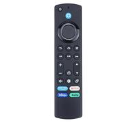 Mexgcom Mando A Distancia por Voz, Control Remoto de Reemplazo de 4ta GeneracióN con Bluetooth Y 4 Clave de Abreviatura, para AMZ-Fire-TV S-Tick/Cube/Lite/2 Gen/3 Gen/4k MAX