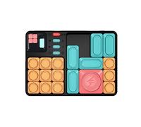 Mexgcom Super Slide Puzzle Juego de Pensamiento, Rompecabezas De Bloques Deslizantes Magnéticos con Más de 500 Niveles, Juguetes Educativos y de Aprendizaje para Niños y Adultos