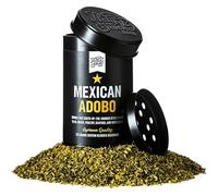 Mexican Adobo Condimento BBQ Natural 100% Especias Mexicanas para Barbacoa Sazonador para Pollo Cerdo Ternera y Verduras Rub para Parrilla Mezcla de Especias BBQ 175g