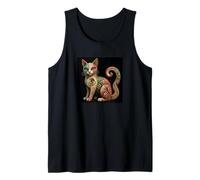 Mexican Alebrije Cat Camiseta sin Mangas