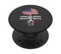 Mexican American American Grown With Mexican Roots PopSockets PopGrip Adhesivo