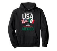 Mexican American Mi Historia Comenzó En México Orgullo Vintage Sudadera con Capucha