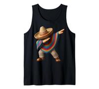 Mexican Boy Dabbing Poncho Mexican Fiesta Cinco de Mayo Camiseta sin Mangas
