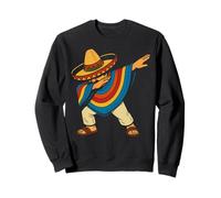 Mexican Boy Dabbing Poncho Mexican Fiesta Cinco de Mayo Sudadera