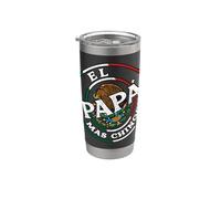 Mexican Chingon Saying Souvenir Slang Sarcastic México Vaso térmico de acero inoxidable de doble pared
