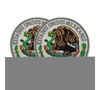 Mexican Flag Patches - Colorful Patriotic National Emblem - Decorative And Multipurpose Patch - Embroidered For Backpacks, Jackets, Hats, Outdoor Adventures, Travel, Camping, And Everyday Use