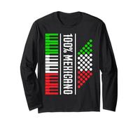 Mexican Hispanic Siesta Pride Chicano Mexican Pride Latinx Manga Larga