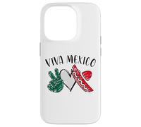 Mexican Independence Day | Peace, Love, Mexico Flag Women's Carcasa para iPhone 14 Pro