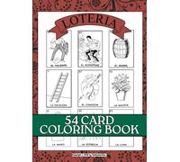 Mexican Loteria Bingo Adult Coloring Book