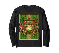 Mexican Pride Mis Raices Mexico Souvenir Chicano Latinx Manga Larga