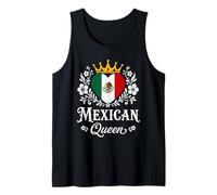 Mexican Queen Mexico Flag Proud Mexican Woman Camiseta sin Mangas