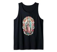 Mexican Religious Art Virgin of Guadalupe For Christian Mom Camiseta sin Mangas