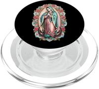 Mexican Religious Art Virgin of Guadalupe For Christian Mom PopSockets PopGrip para MagSafe