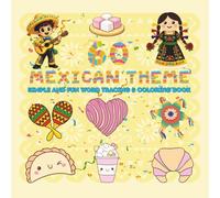 Mexican Theme: Word Tracing and Coloring Book: 60 Pages of English and Spanish Early Handwriting Practice
