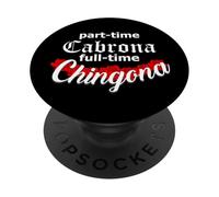 Mexicana Latina Mexico Latinx Mexican Girl Flowers Woman PopSockets PopGrip Adhesivo