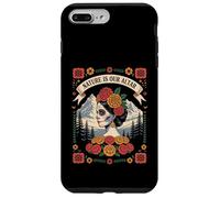 Mexicano-Americana Catrina Naturaleza Altar Día de los Muertos Carcasa para iPhone 7 Plus/8 Plus