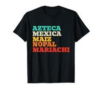 México Azteca Mexica Maiz Nopal Mariachi Camiseta