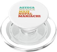 México Azteca Mexica Maiz Nopal Mariachi PopSockets PopGrip para MagSafe