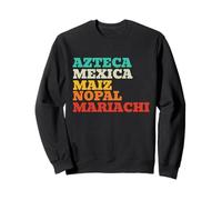 México Azteca Mexica Maiz Nopal Mariachi Sudadera