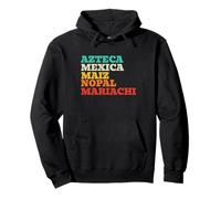 México Azteca Mexica Maiz Nopal Mariachi Sudadera con Capucha