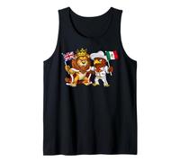 México Bandera Británica Reino Unido Gran Bretaña Herencia Camiseta sin Mangas
