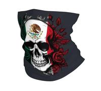 México Bandera Mexicana Cráneo Unisex Pañuelo De Cabeza Protección Solar Sombreros Multifuncional Calentador De Cuello para Correr Senderismo Cámping