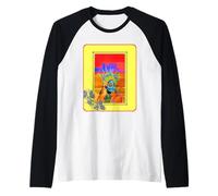 México Fiesta Celebración Vida Muerte Familia Equinoccio Azteca Camiseta Manga Raglan