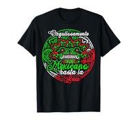 Mexico Flag Mexican Hispanic Siesta Pride Vintage Camiseta