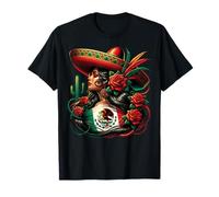Mexico Flag Mexican Hispanic Siesta Pride Viva México Women Camiseta