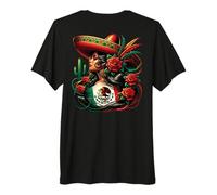 Mexico Flag Mexican Hispanic Siesta Pride Viva México Women Camiseta Premium