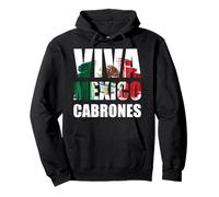 Mexico Flag Mexican Roots Hispanic Siesta Pride Viva Mexico Sudadera con Capucha