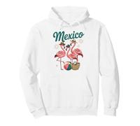 Mexico Flamingo Vacaciones de Verano, Una Aventura Mexicana Sudadera con Capucha