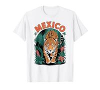 México Fun Gato de la Selva Tropical, Jaguar exótico y Vida Silvestre Camiseta