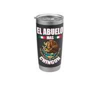México Funny Spanish Slang Mexican Saying Sarcastic Humor Vaso térmico de acero inoxidable de doble pared