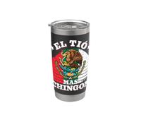México Funny Spanish Slang Mexican Saying Sarcastic Humor Vaso térmico de acero inoxidable de doble pared