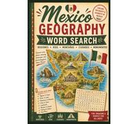 Mexico Geography Word Search: Word Search with easy to Read Print About Mexico Geography I 6x9 inches, 110 pages I 50+ puzzles, Gift for...holiday, vacation, travel, relax, learn