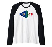Mexico Heritage: New York Pride Camiseta Manga Raglan