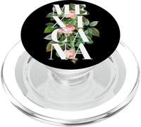 México Latina Flor Latina Heritage Mes Floral Strong PopSockets PopGrip para MagSafe
