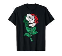 México Matching Family Couples Rose Mexican Women Girl Camiseta gráfica económica, Hombre, Negro, S