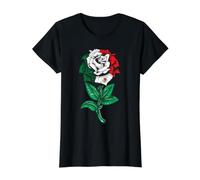México Matching Family Couples Rose Mexican Women Girl Camiseta gráfica económica, Mujer, Negro, S