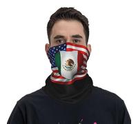 México México México Bandera Americana EE.UU. Amistad Amor Mujer Hombre Sombreros Protección Solar Polainas De Cuello Respirable Calentador De Cuello para Yoga Motocicleta Cámping