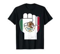 México Puño Bandera Mexicana Viva México Latino Pride Camiseta