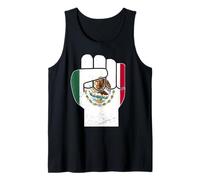 México Puño Bandera Mexicana Viva México Latino Pride Camiseta sin Mangas
