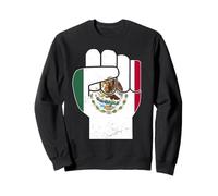 México Puño Bandera Mexicana Viva México Latino Pride Sudadera