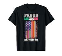 México Roots Bandera Mexicana de Estados Unidos Serape Igualdad cultivada en Estados Unidos Camiseta