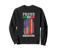 México Roots Bandera Mexicana de Estados Unidos Serape Igualdad cultivada en Estados Unidos Sudadera